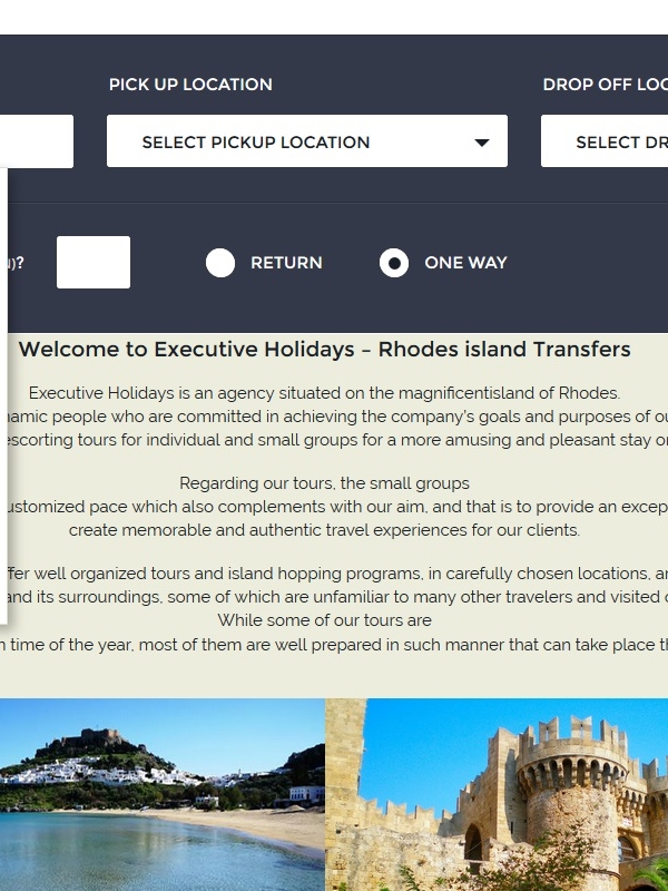 EXECUTIVE HOLIDAYS - ΣΥΣΤΗΜΑ ΚΡΑΤΗΣΕΩΝ VIP