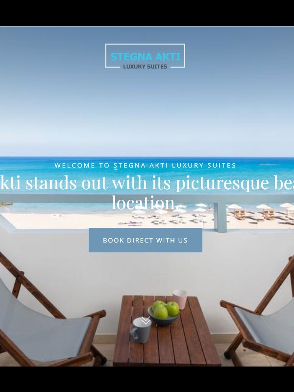 Κατασκευή Ιστοσελίδας Stegna Suites